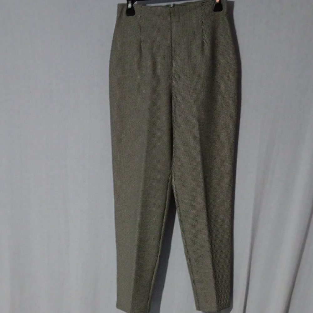 Mixed Blues Clothing Co Houndstooth Black White Zip Back Pants  Made In USA  9